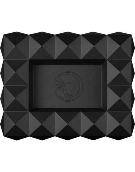 COLIBRI cigar askebæger metal "Quasar" sort med 6 hvileområder 25.4 x 20.3 x 5.1cm