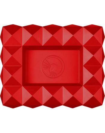 COLIBRI cigar askebæger metal "Quasar" rød med 6...