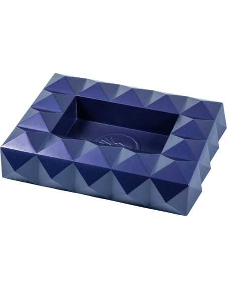 COLIBRI cigar askebæger metal "Quasar" blå med 6 hvileområder 25.4 x 20.3 x 5.1cm