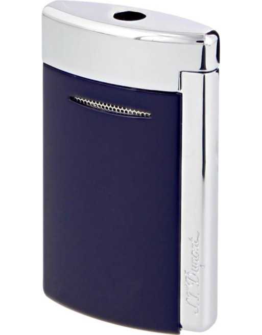 Dupont Minijet 3 navy blue kvalitets jet lighter & stormlighter fra S.T. Dupont