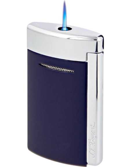 Dupont Minijet 3 navy blue kvalitets jet lighter & stormlighter fra S.T. Dupont