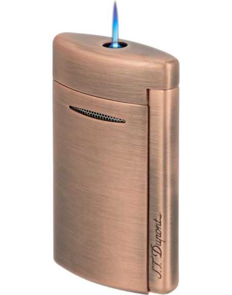 Dupont Minijet 3 børstet kobber - kvalitets jet lighter & stormlighter fra S.T. Dupont