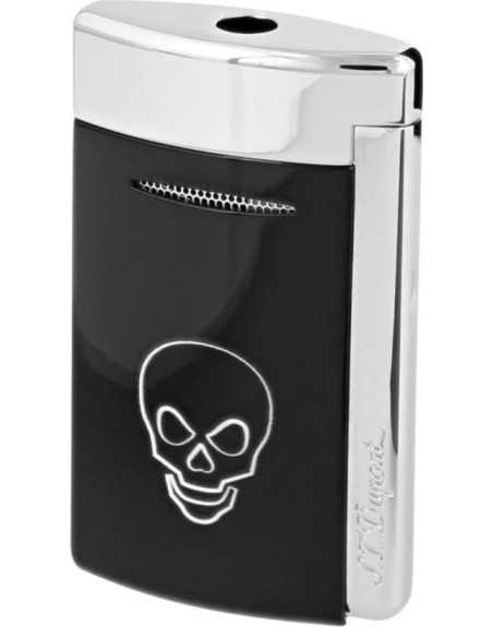 Dupont Minijet 3 "Black Skull" - kvalitets jet lighter & stormlighter fra S.T. Dupont