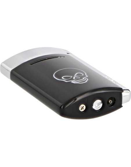 Dupont Minijet 3 "Black Skull" - kvalitets jet lighter & stormlighter fra S.T. Dupont