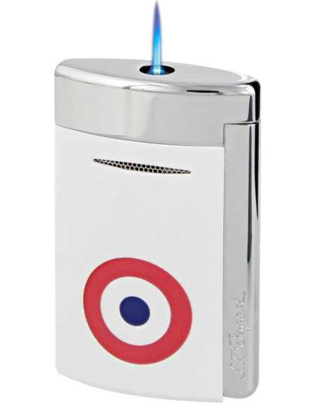 Dupont Minijet 3 "White Rosette" - kvalitets jet lighter & stormlighter fra S.T. Dupont