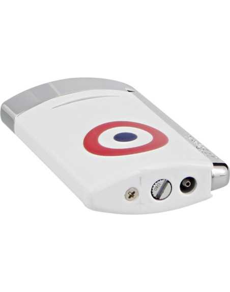 Dupont Minijet 3 "White Rosette" - kvalitets jet lighter & stormlighter fra S.T. Dupont