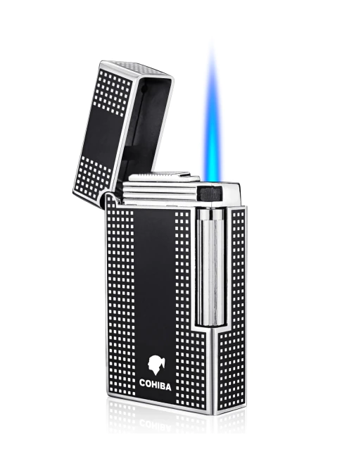 Derui jet lighter - sort cigar-og cigaret Jet...