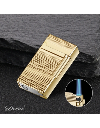 Luigi Ricci "Havana" jet lighter af Derui i guld cigar-og...
