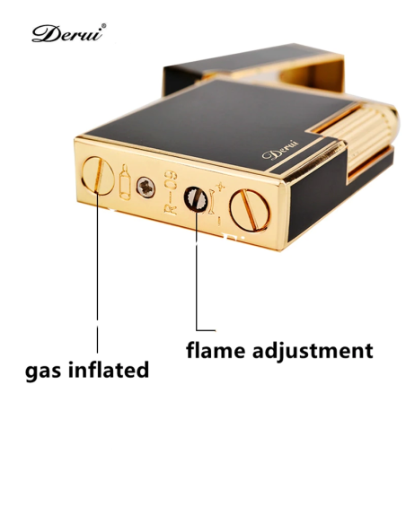 Luigi Ricci Flint Kvalitets Lighter Af Derui - Sort Farve