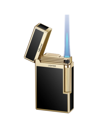 Luigi Ricci "Havana" jet lighter af Derui i sort/guld... 2