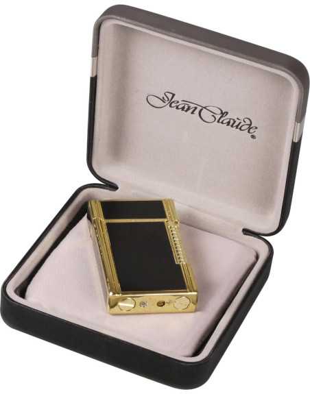 Jean Claude flint lighter "Dustin" sort/guld kvalitets lighter