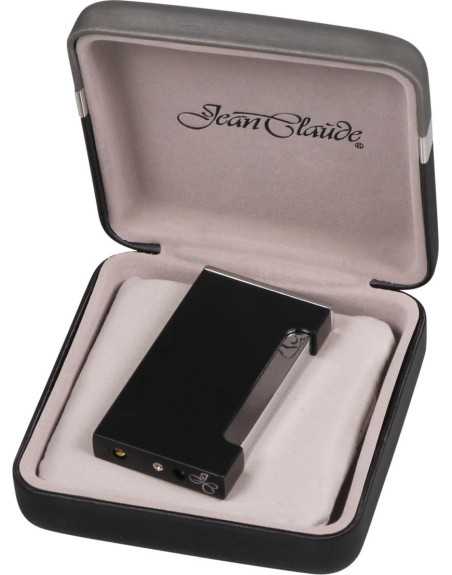 Jean Claude "Flat Flame" jet lighter sort matte/krom