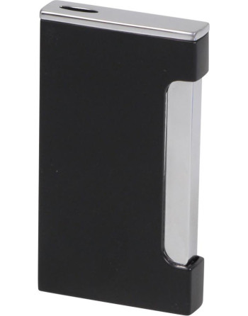 Jean Claude "Flat Flame" jet lighter sort matte/krom