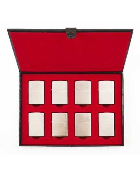 Zippo lighter luksus opbevaringsæske i ægte læder