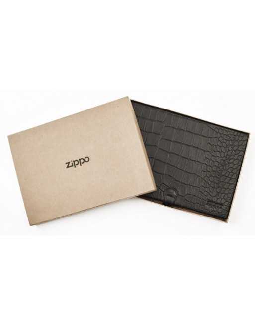 Zippo lighter luksus opbevaringsæske i ægte læder