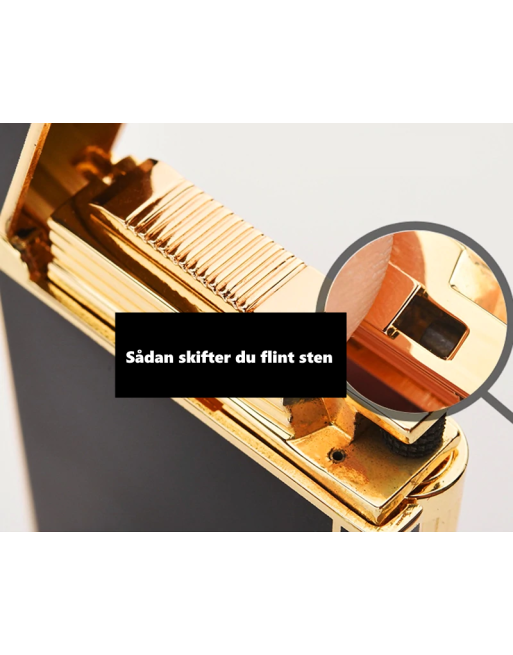 Luigi Ricci flint kvalitets lighter af Derui -...