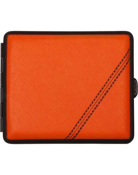 Pakketilbud med Luigi Ricci jet lighter af Derui + Vom Hofe cigaretetui orange/sort