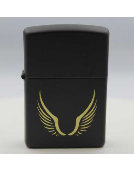 Se Zippo Black Matte - Lighter - Mat sort hos LighterLand.dk