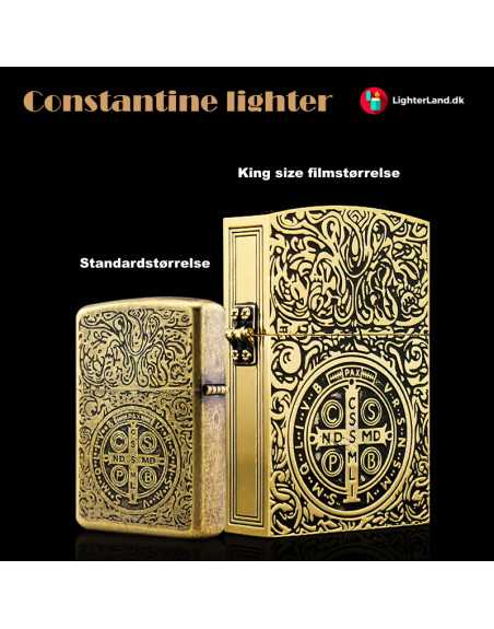 Constantine lighter i King Size filmstørrelse