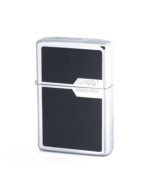 Zorro kvalitetslighter i sort/sølv