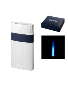 Caseti Roma jet lighter i krom og blå 2