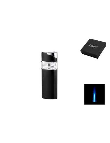 Eurojet Lady jet lighter i krom og sort