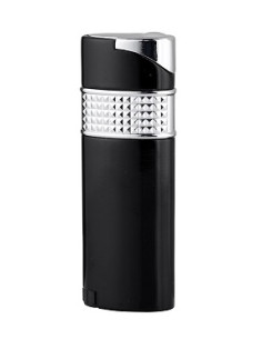 Eurojet Lady jet lighter i krom og sort