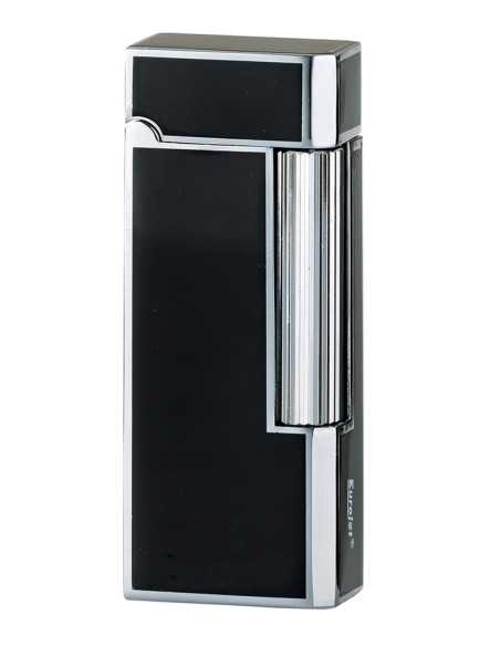 Eurojet Milano flint lighter i krom og sort farve