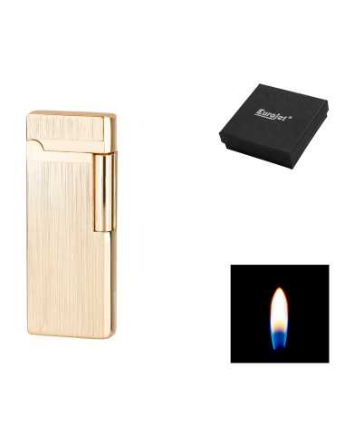 Eurojet Paris flint lighter i guld farve