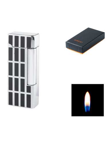 Winjet Lighter York Flint i sort og krom tern