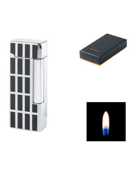 Winjet Lighter York Flint i sort og krom tern