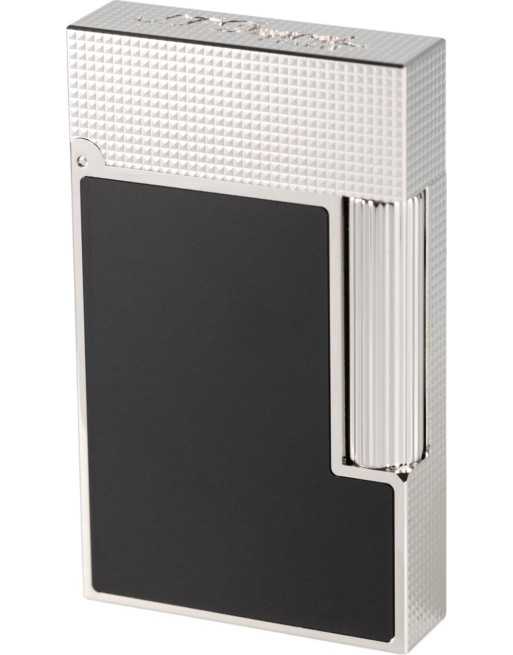 Dupont lighter Ligne 2 Cling Palladium sort C16602 Sz