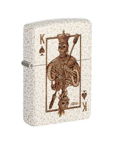 Zippo Rick Rietveld Ace Skull Design - Zippo lighter