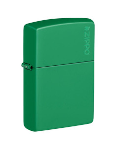 Zippo Golf Green Matte med Zippo logo - Zippo lighter