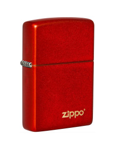 Zippo Metallic Red with Zippo Logo - Zippo lighter