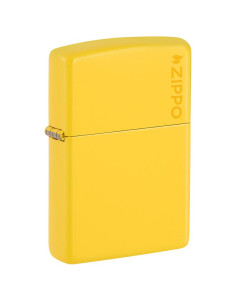 Zippo 46019ZL Sunflower med Zippo Logo - Gul Zippo lighter