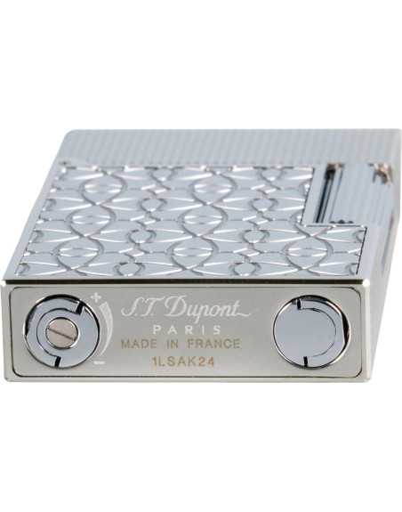 Dupont lighter Ligne 2 Small Platinum Arabesque C18603 Sz
