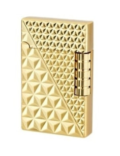 Eurojet Torino flint lighter i guld farve