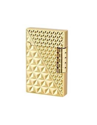 Eurojet Torino flint lighter i guld farve