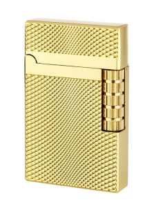 Eurojet Venezia flint lighter i guld farve