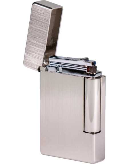 Dupont lighter "Initial" bruhed silver 020804B Jet
