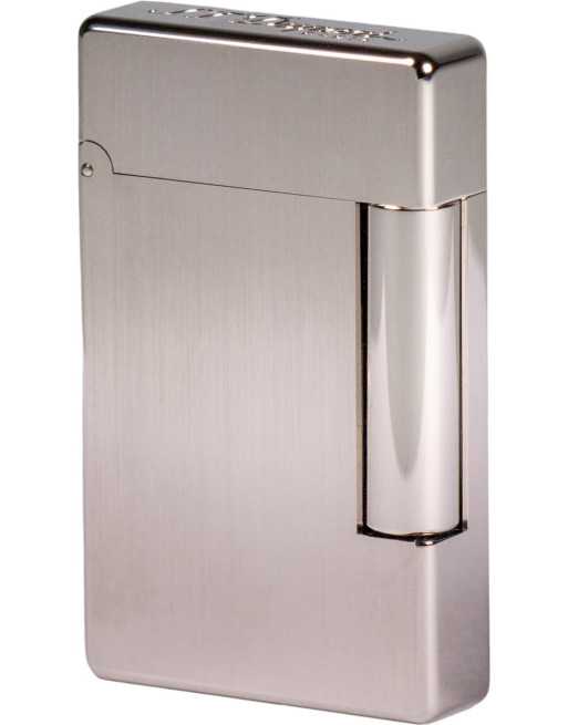 Dupont lighter "Initial" bruhed silver 020804B Jet