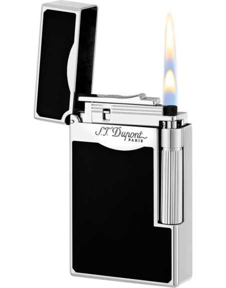 Dupont lighter "Le Grand" sort med dobbeltflamme