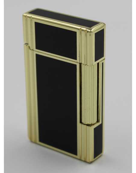 Sky kvalitets lighter i sort og guld - flint lighter