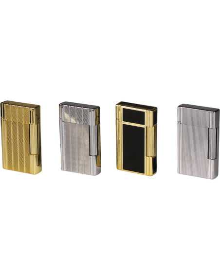 Sky flint kvalitets lighter kollektion med 6 kvalitets lightere, stander og gaveæsker